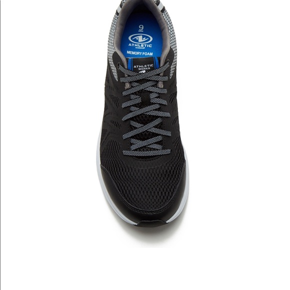 Athletic Works Men's Running Shoe Black new! - Picture 4 of 7